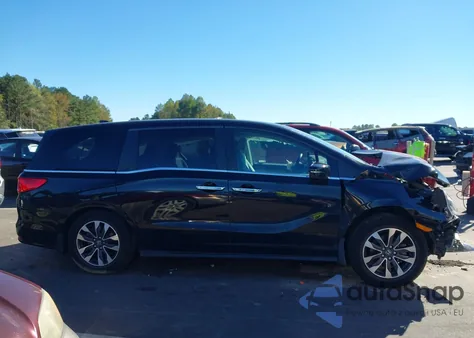 2022 Honda Odyssey Ex-L из США, поврежденный, VIN 5FNRL6H73NB062343